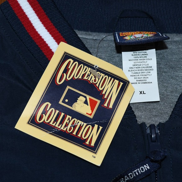 Vintage Cooperstown Collection MLB Dreams Park Long Sleeve Jacket NWT XL! - Picture 3 of 4